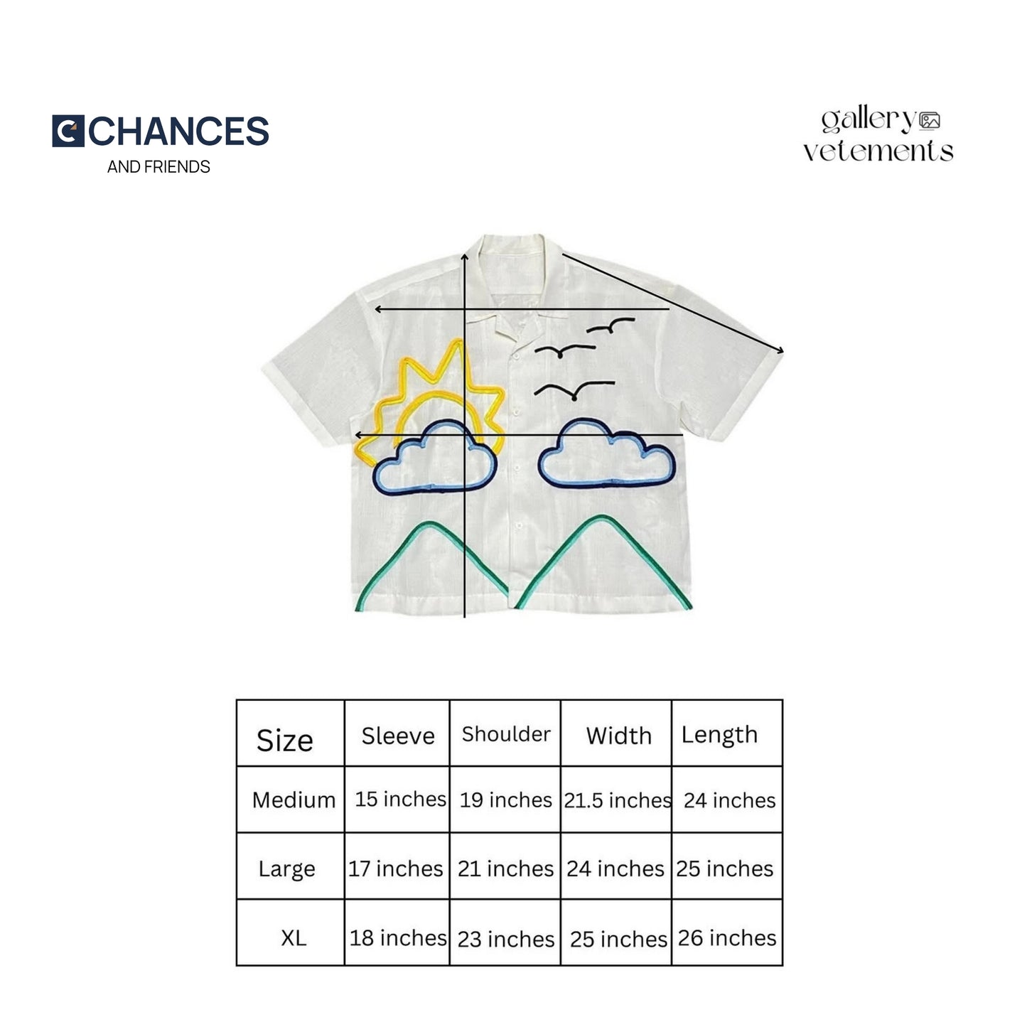 Gallery Vetements Polo Barong (Clouds)