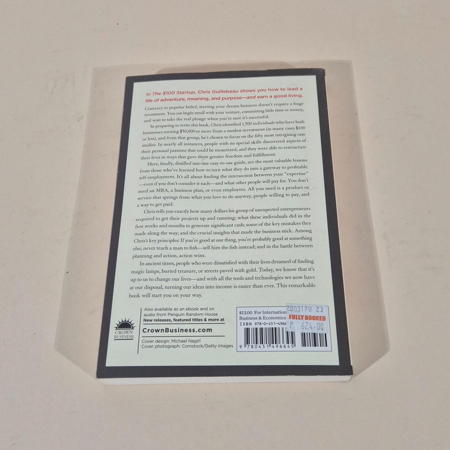 The $100 Start Up by Chris Guillebeau