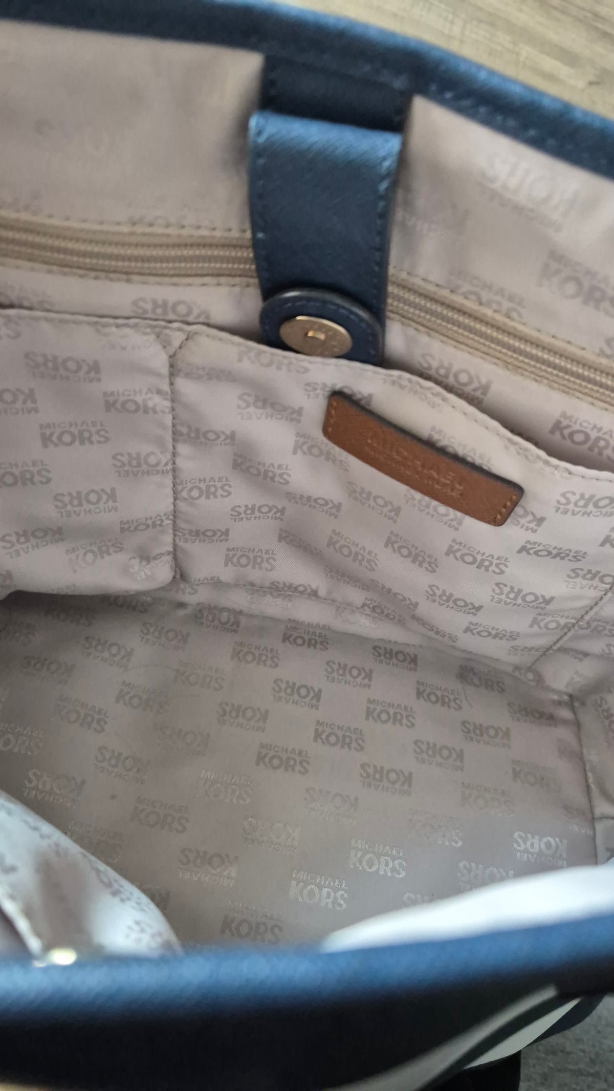 Michael Kors Jet Set Striped Tote