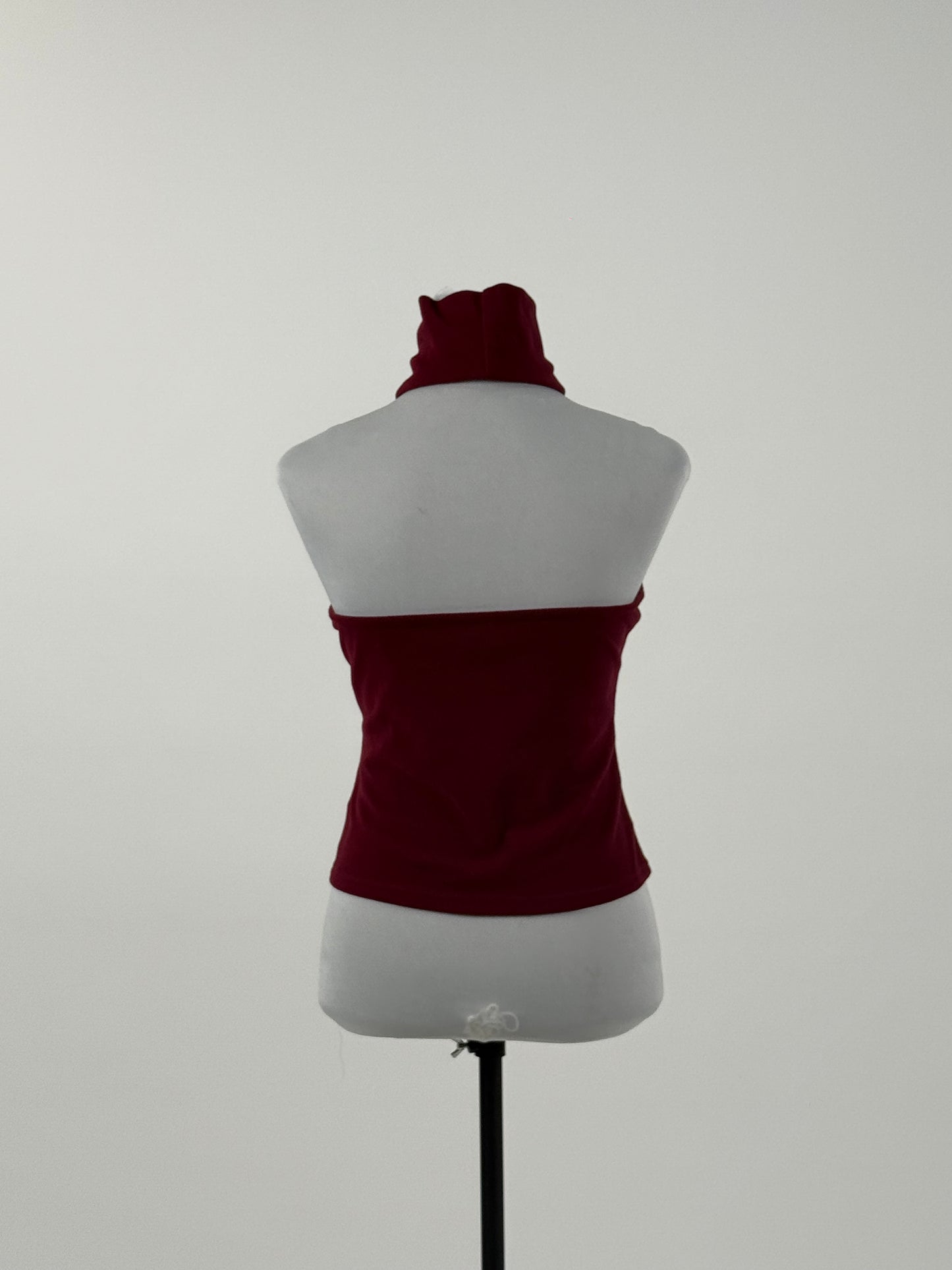 SHEIN Sleeveless Turtleneck Halter Top