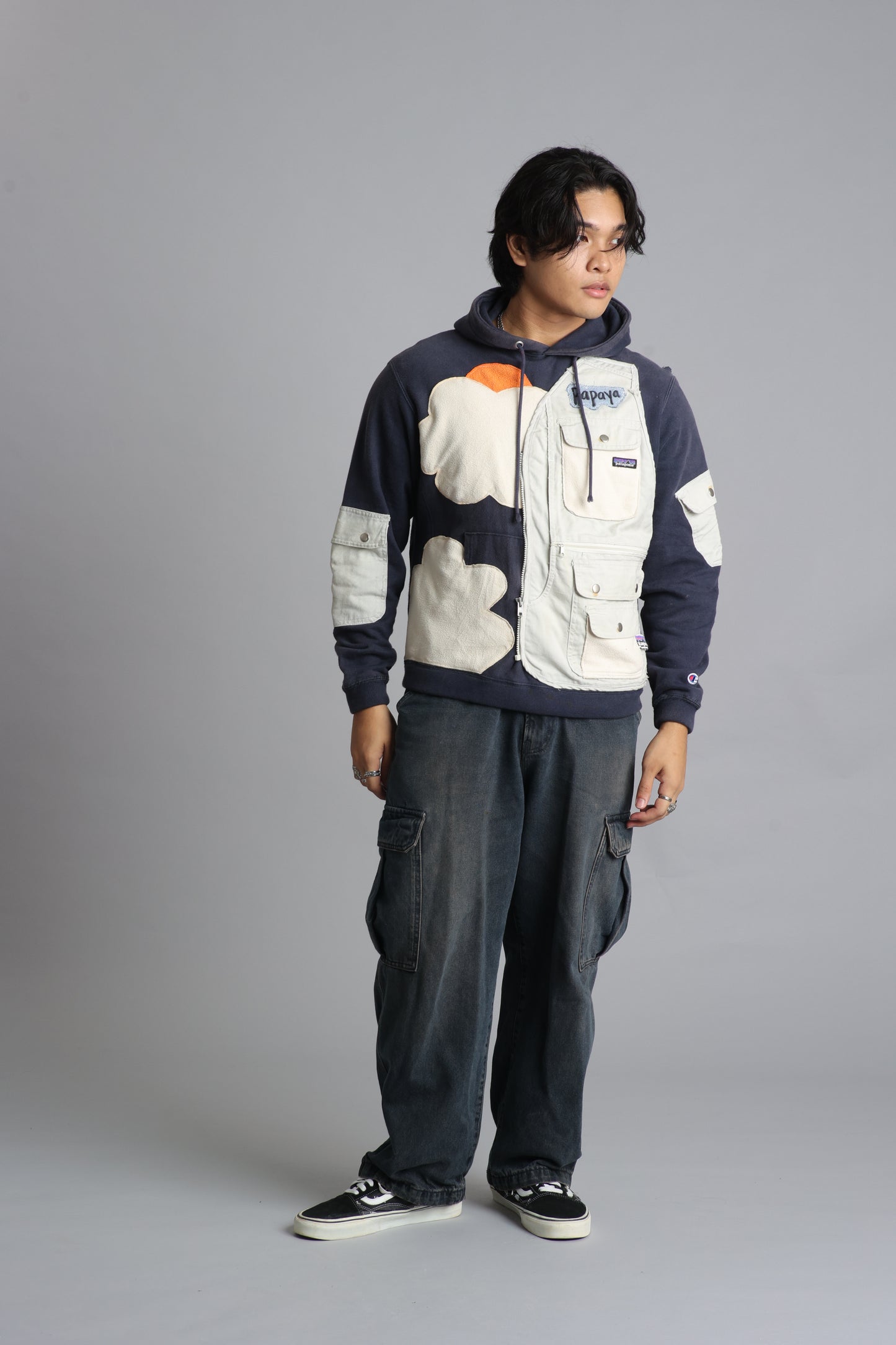 Papaya Reworks Upcycled Hoodie