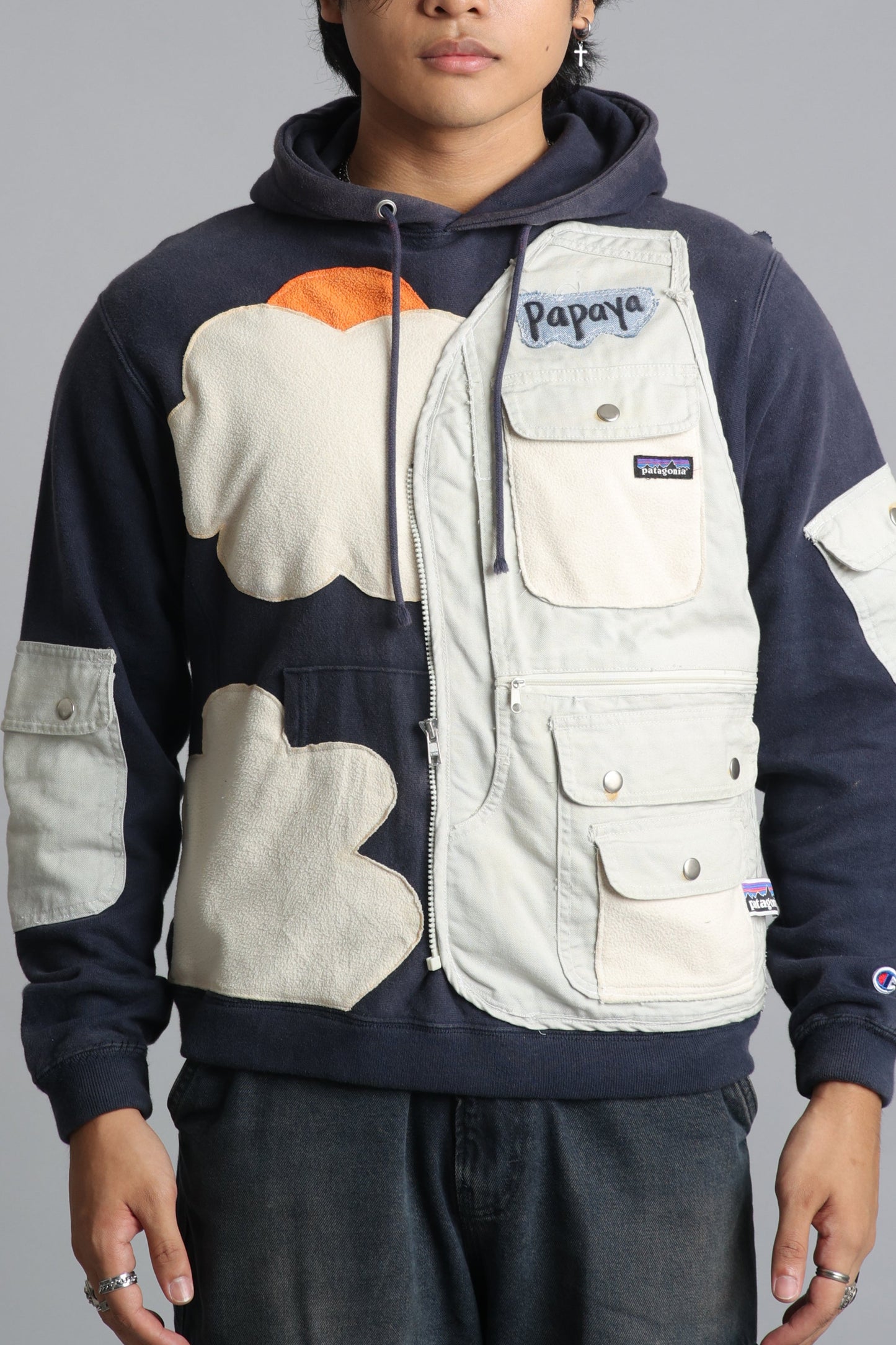 Papaya Reworks Upcycled Hoodie