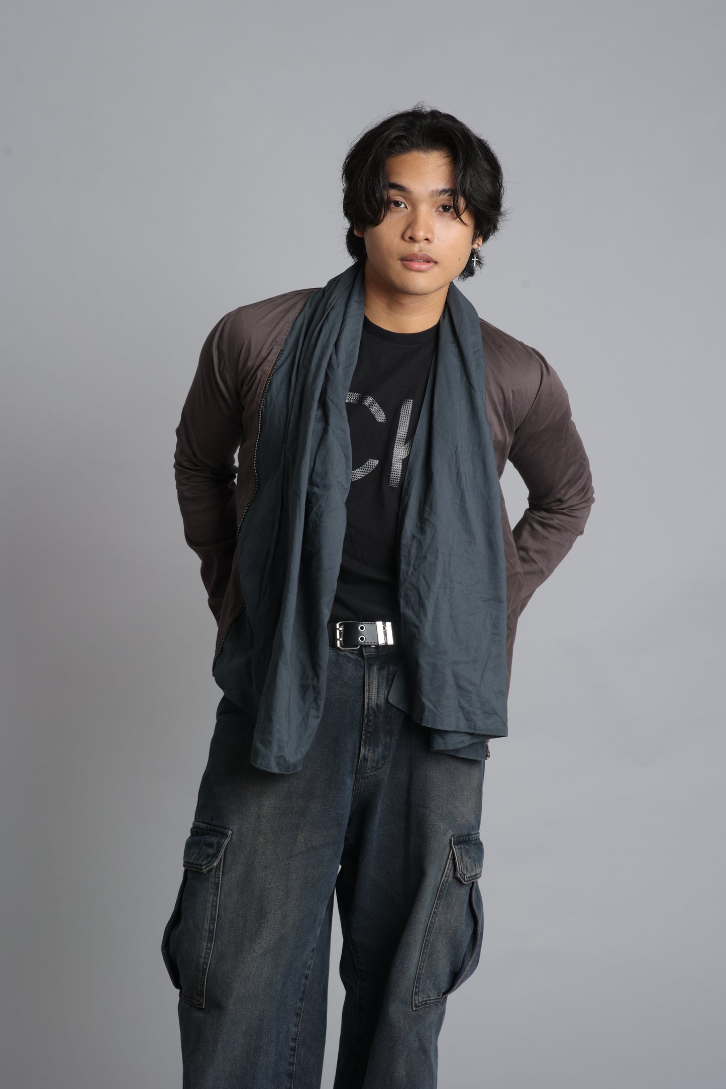 Tyler Jacket with Scarf Collar