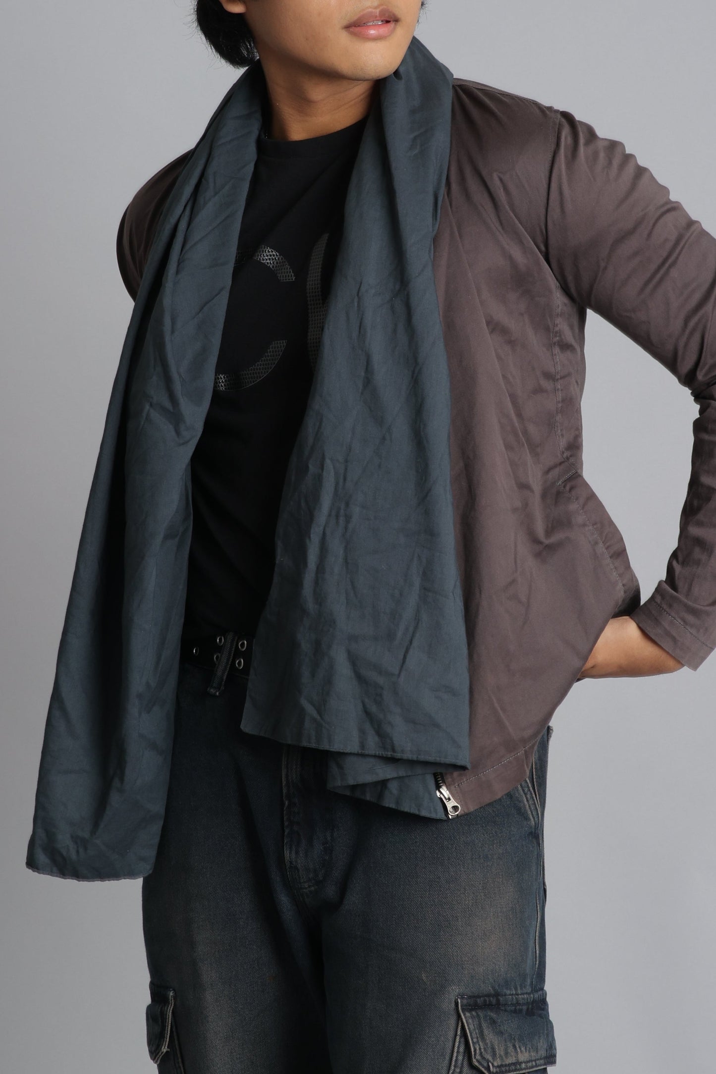 Tyler Jacket with Scarf Collar