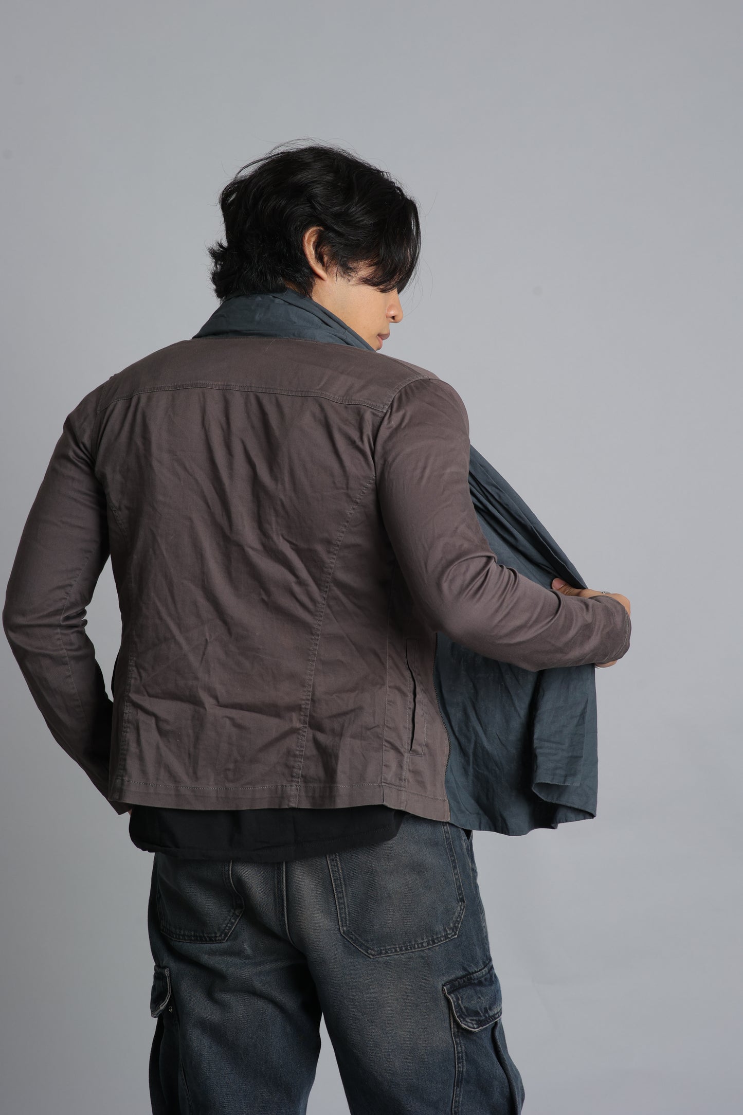 Tyler Jacket with Scarf Collar