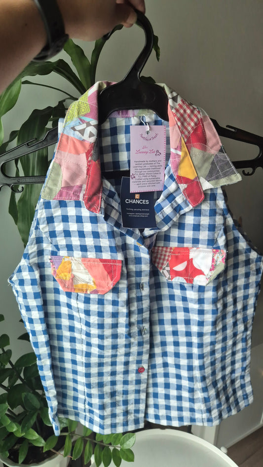 The Learning Lab Upcycled Vest Top