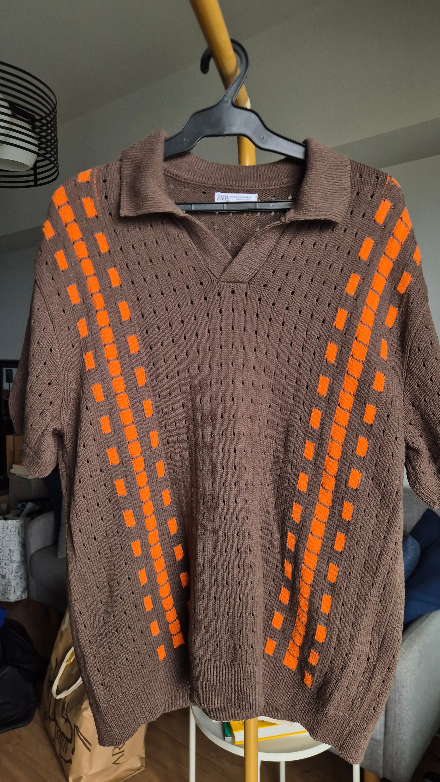 Zara Knit Polo Shirt