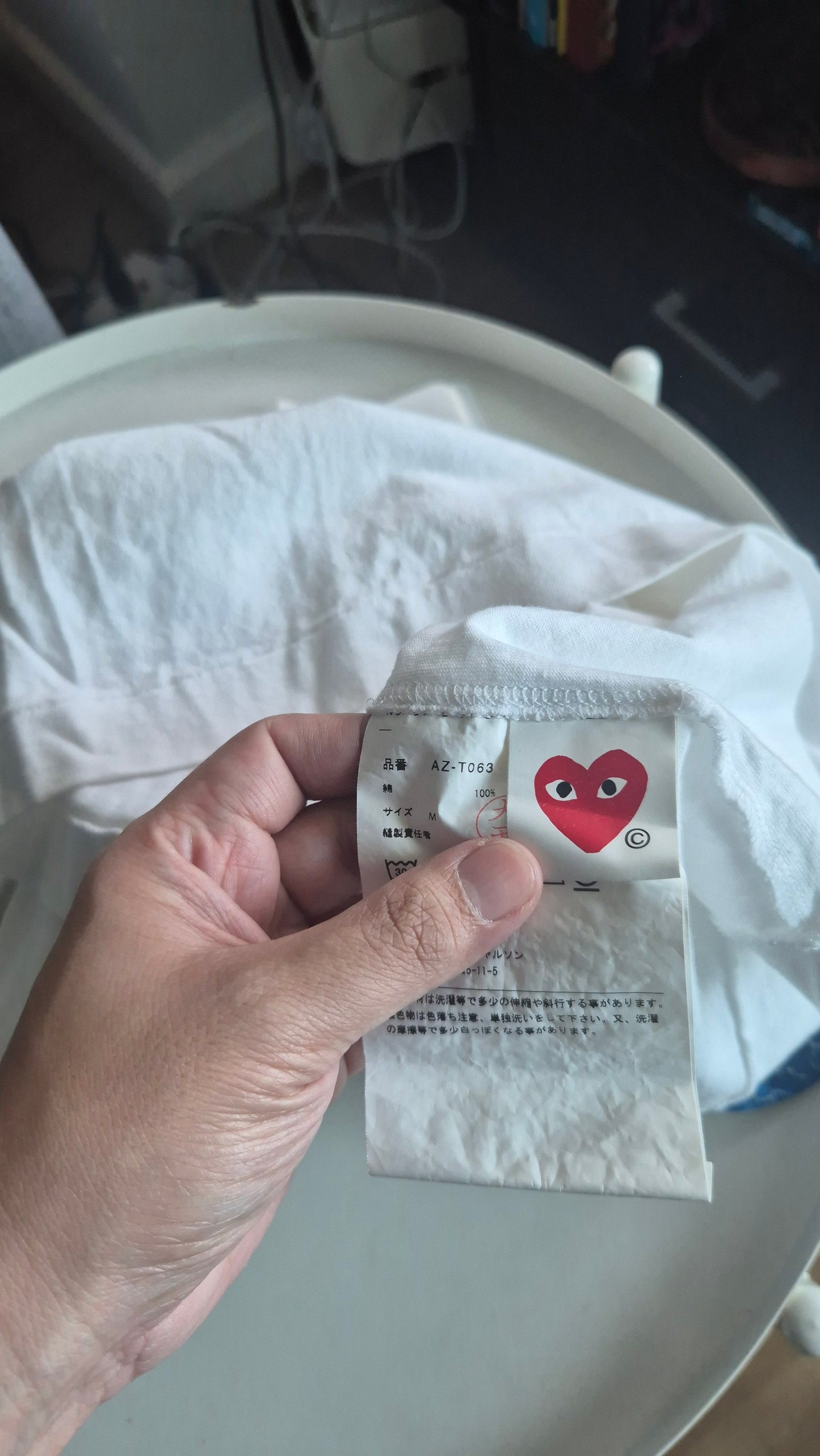 CDG Play White Shirt