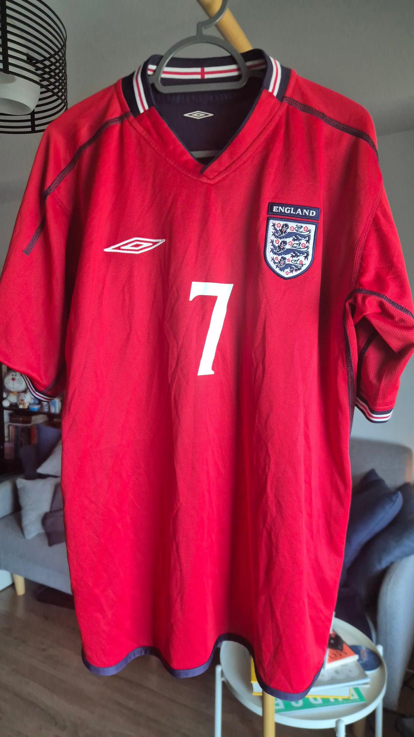 Football Jersey - Vintage England Training Shirt (Reversible)