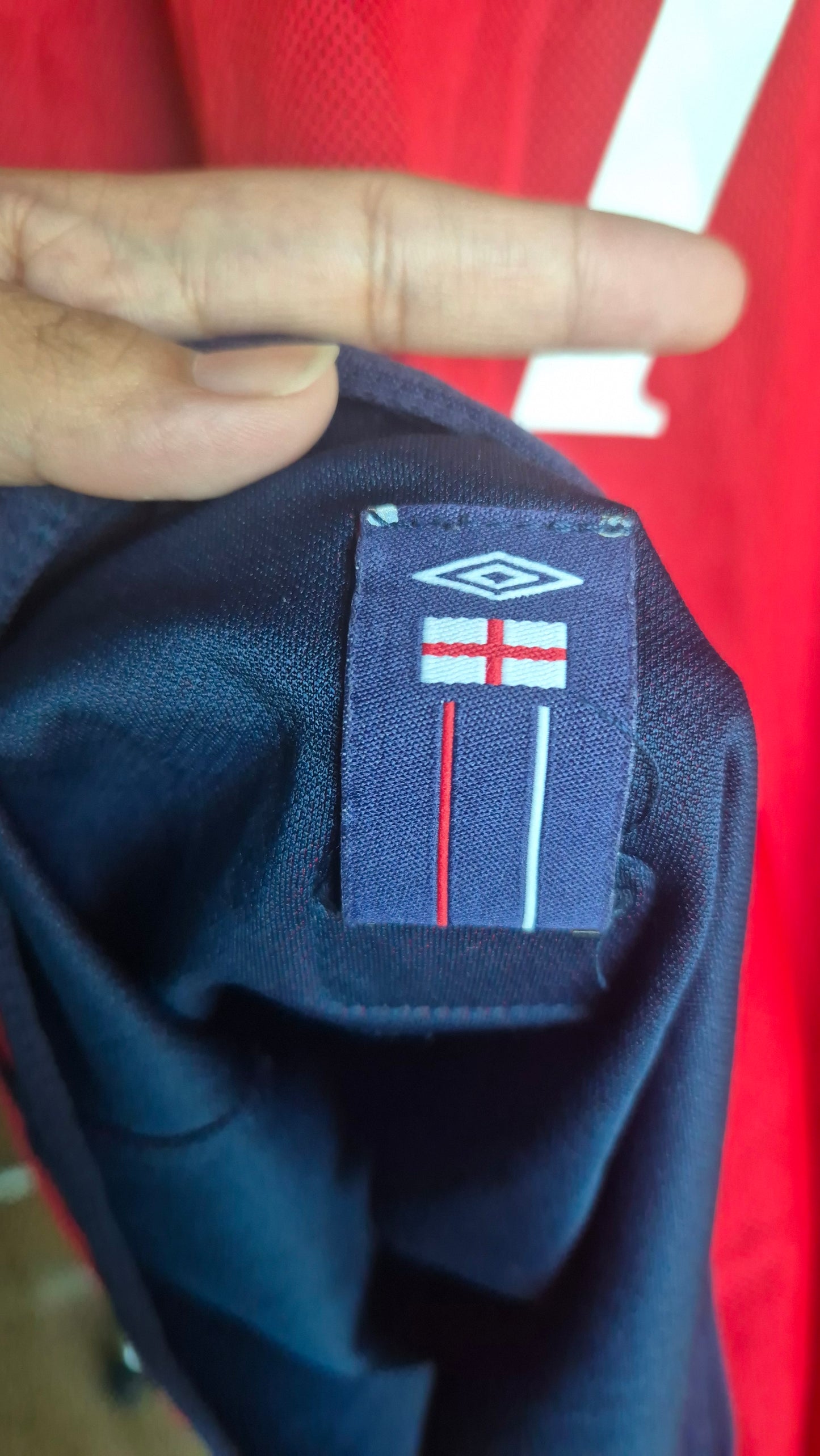 Football Jersey - Vintage England Training Shirt (Reversible)