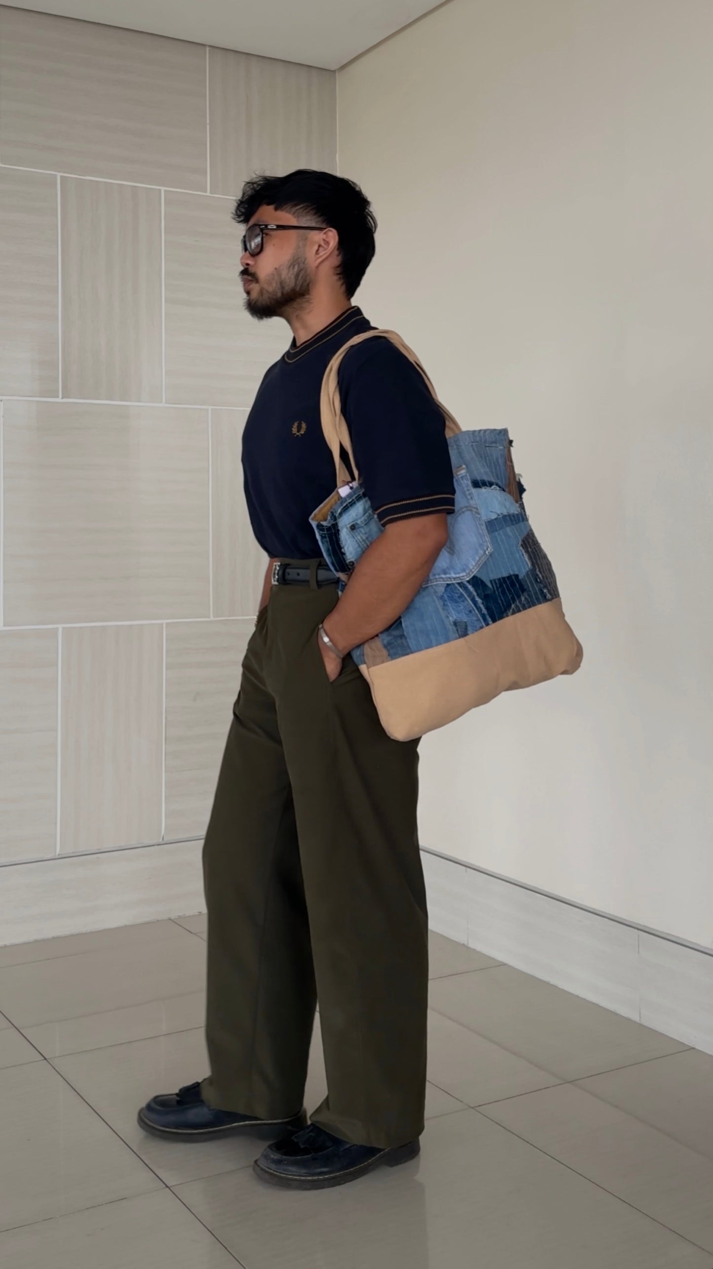 The Learning Lab Upcycled Reversible Tote