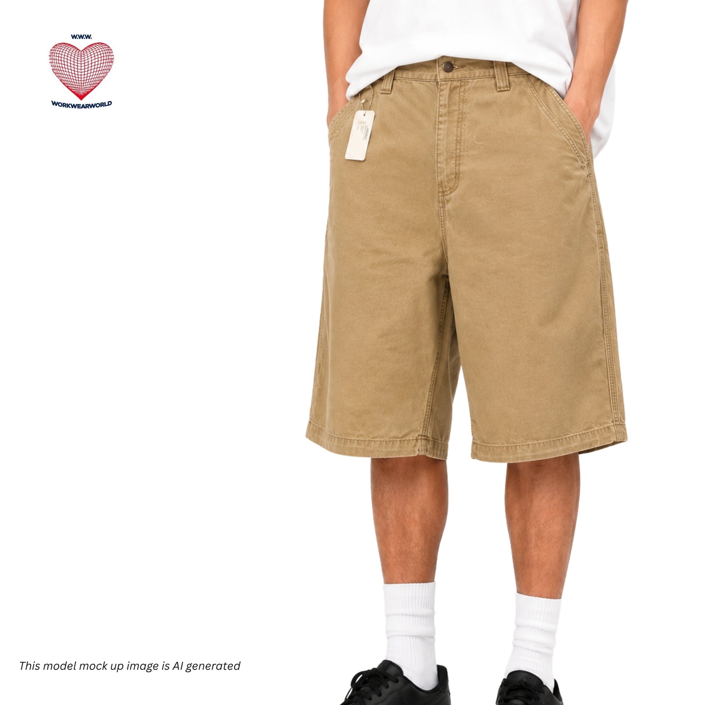 Carhartt Des Brown Carpenter Jorts