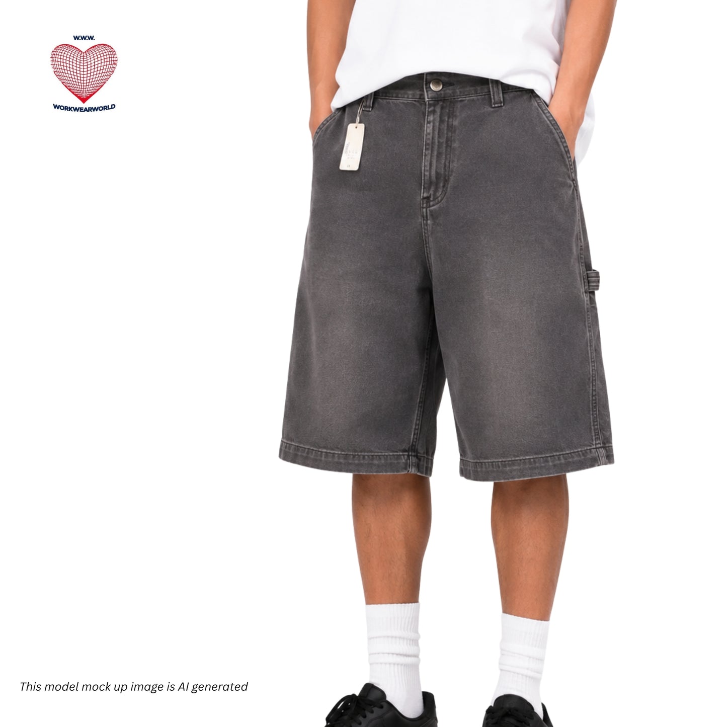 Carhartt Gray Carpenter Jorts