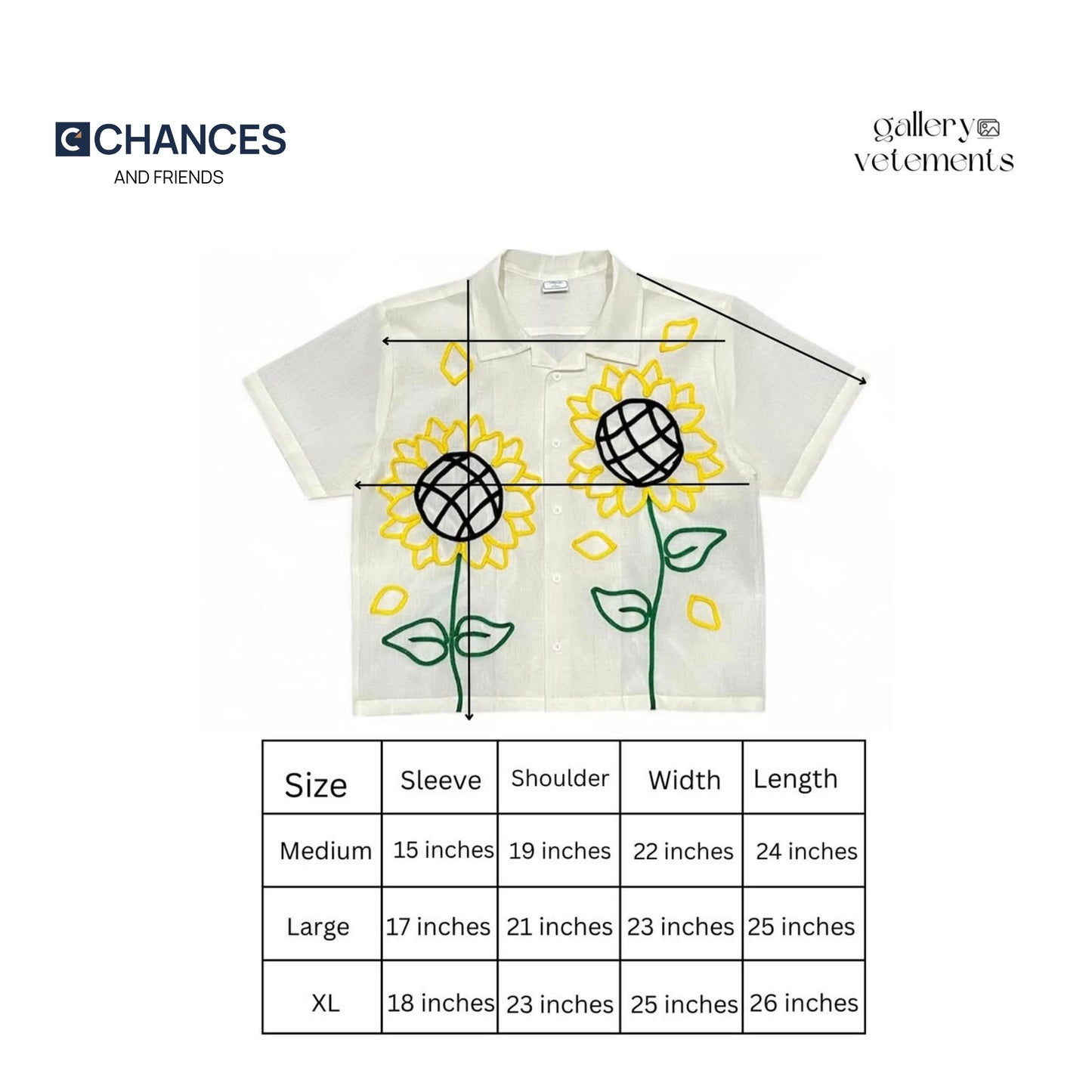 Gallery Vetements Polo Barong (Sunflower)
