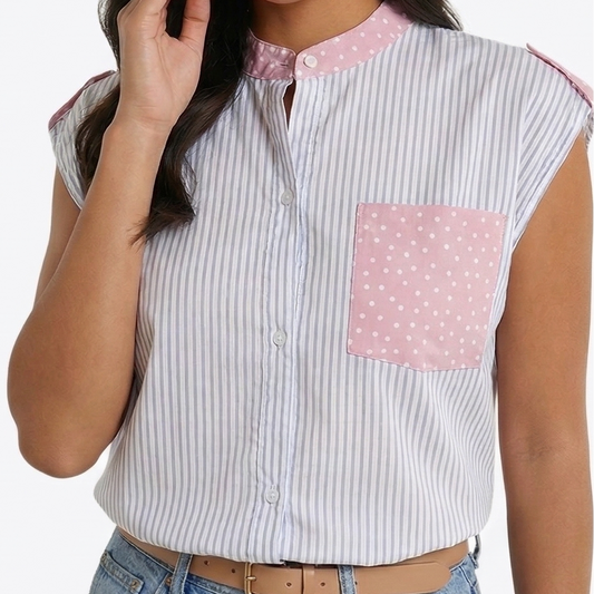 Patch'd Upcycled Top