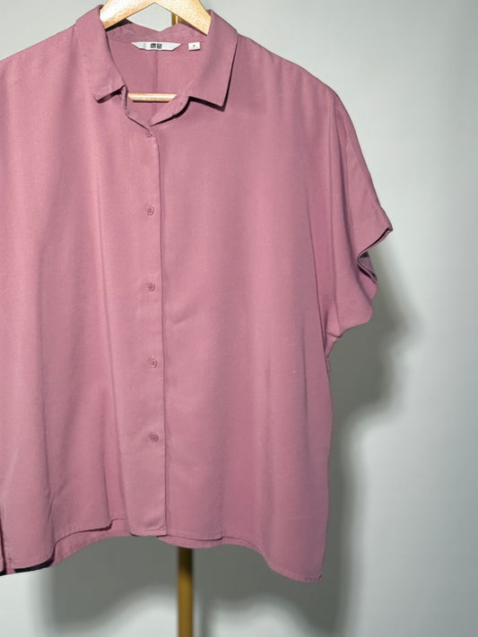 Uniqlo Pink Blouse