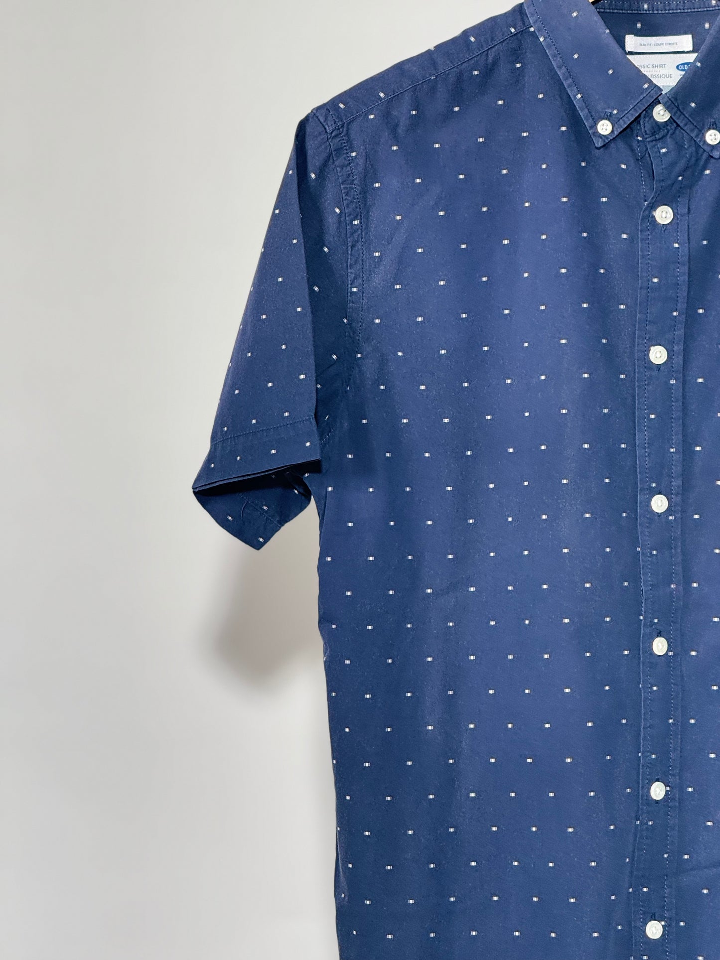 Old Navy Dotted Button Down Shirt