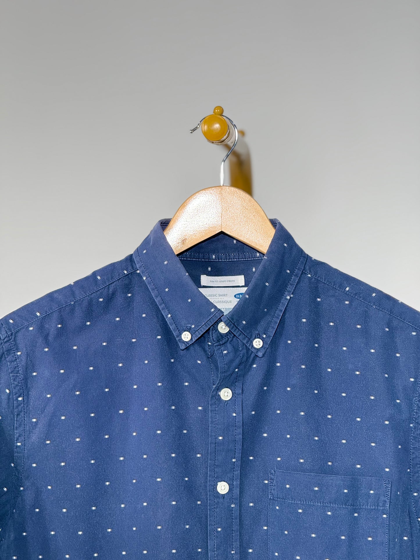 Old Navy Dotted Button Down Shirt