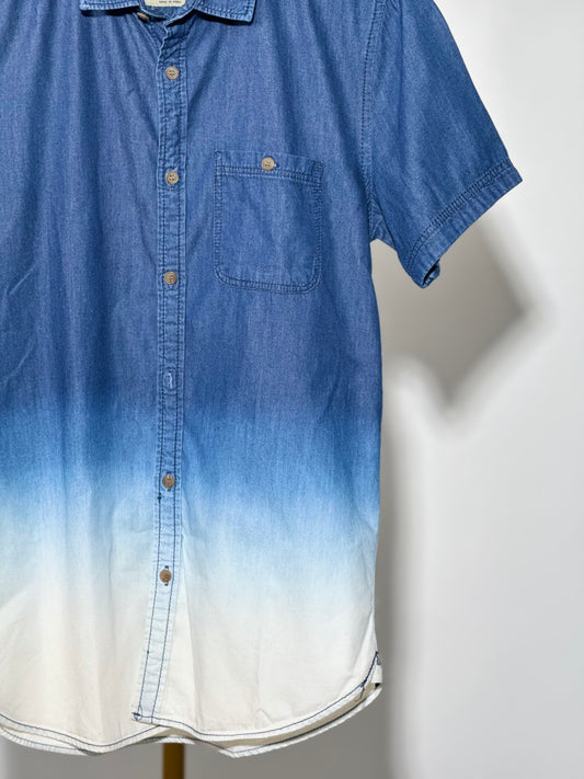 Cotton On Button Down Ombre Shirt
